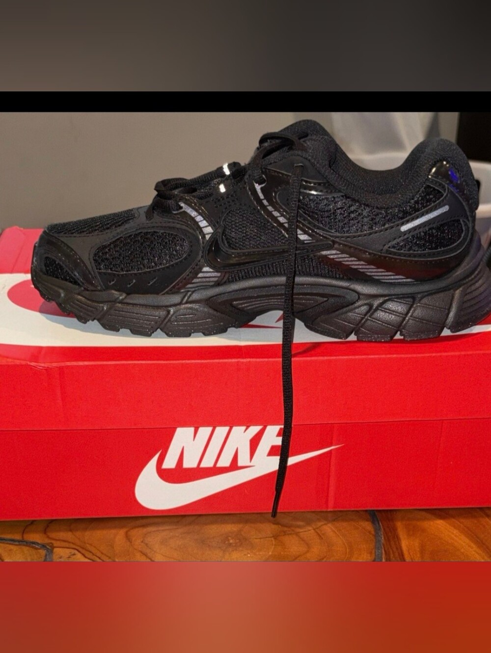 Nike Black WOMENS Trainer - Black Mesh & Synthetic
